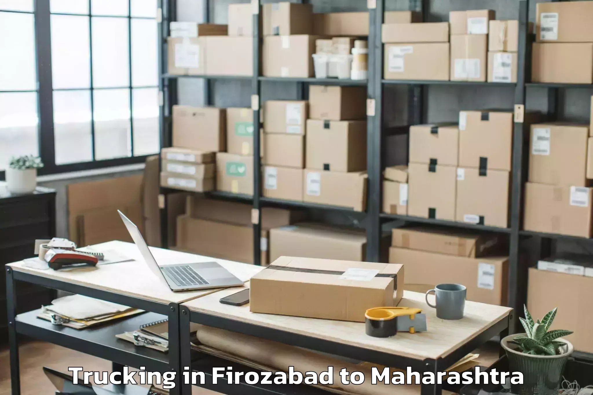 Professional Firozabad to Mira Bhayandar Trucking